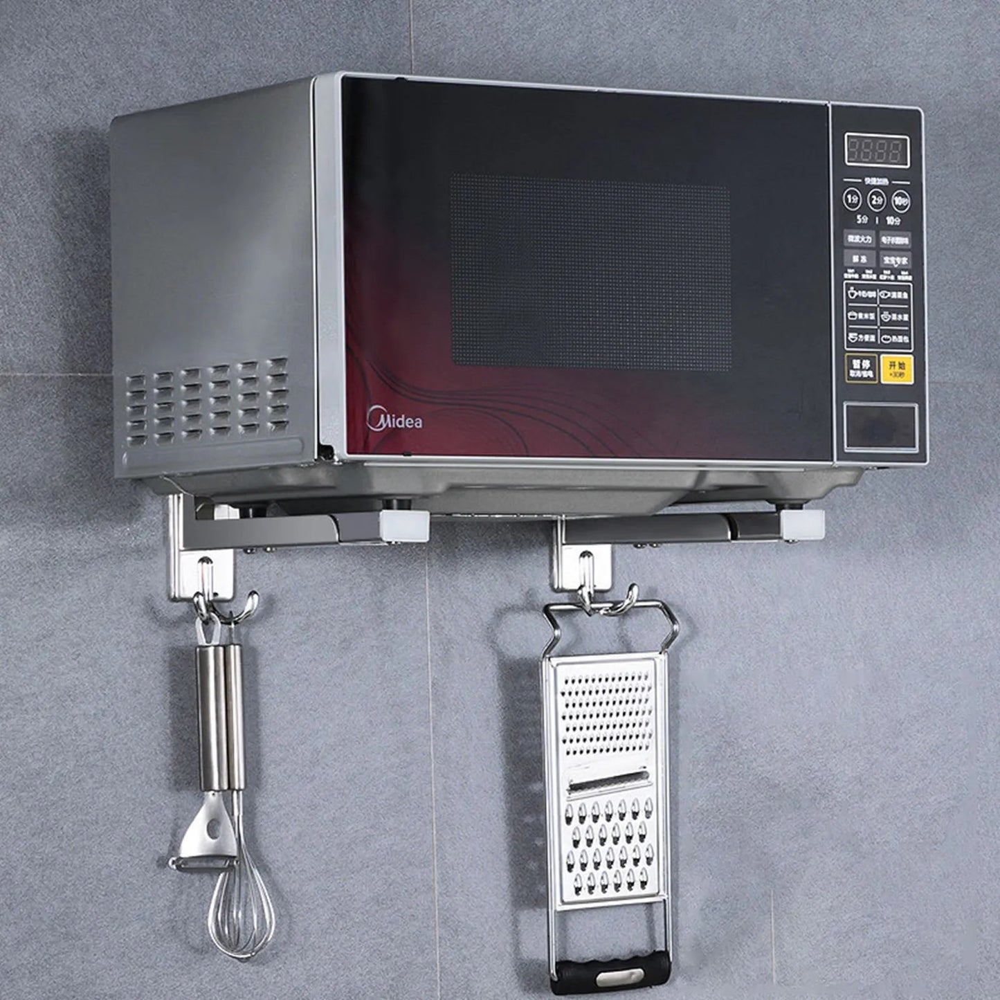 Microwave Oven Stand With 2 Hooks