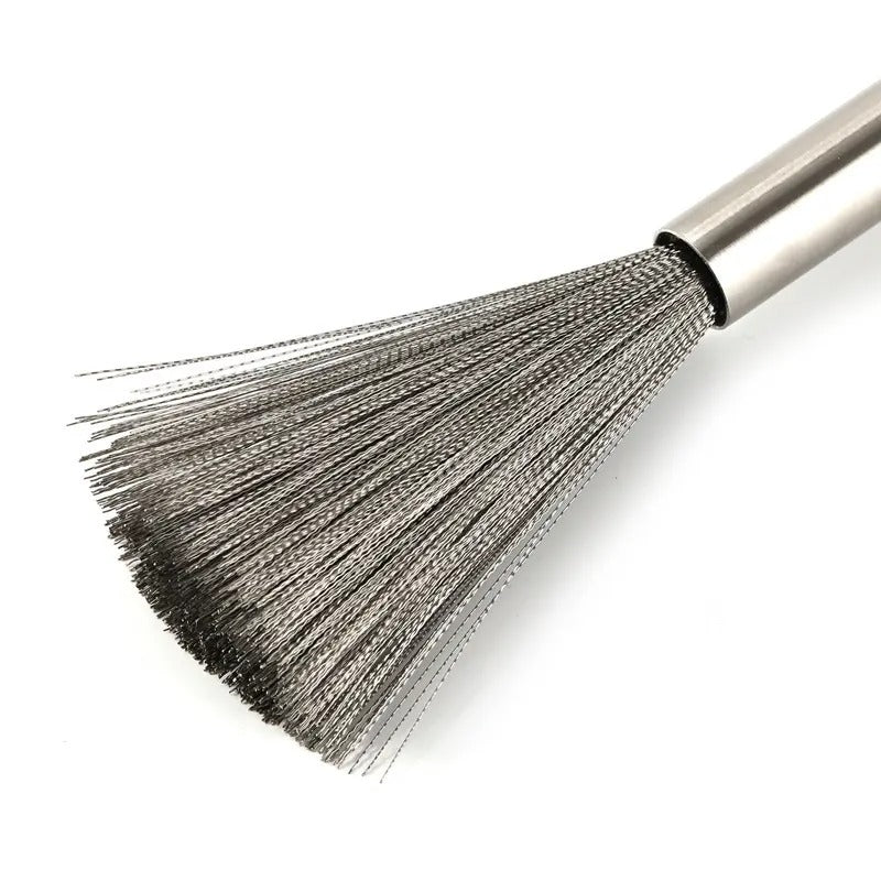 Long Handle Stainless Steel Cleaning Brush Kitchenware
