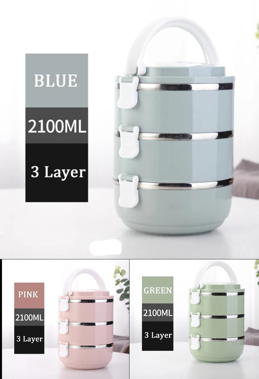 Stainless Steel Layered Lunch Box