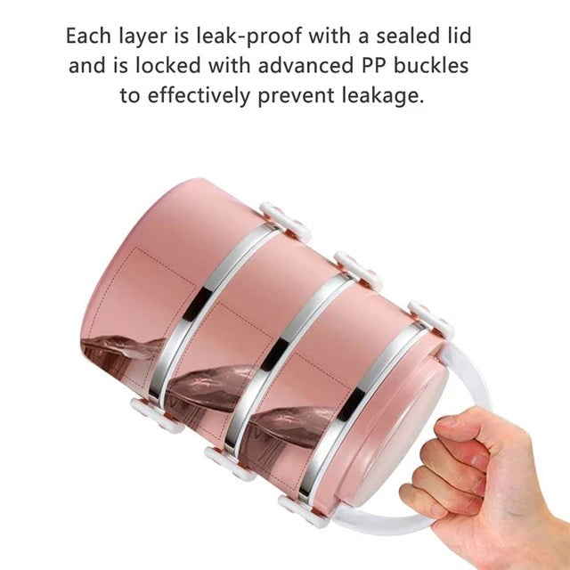 Stainless Steel Layered Lunch Box