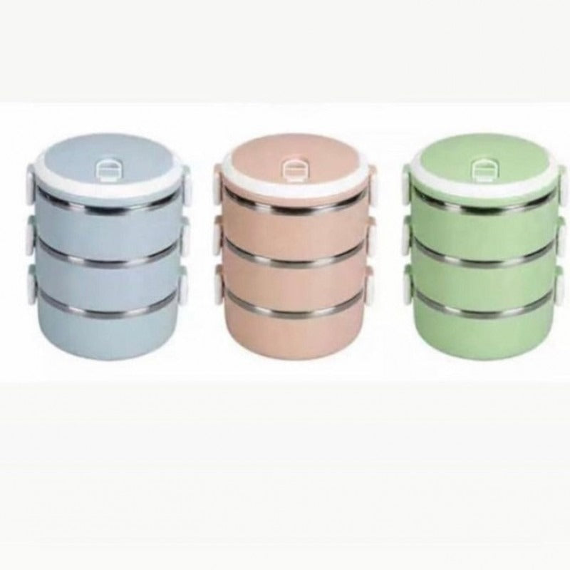 Stainless Steel Layered Lunch Box
