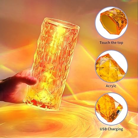 Acrylic Crystal Diamond Table Lamp