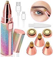 Blawless 2-in-1 Trimmer – Battery Operated Nose, Ear & Eyebrow Hair Remover