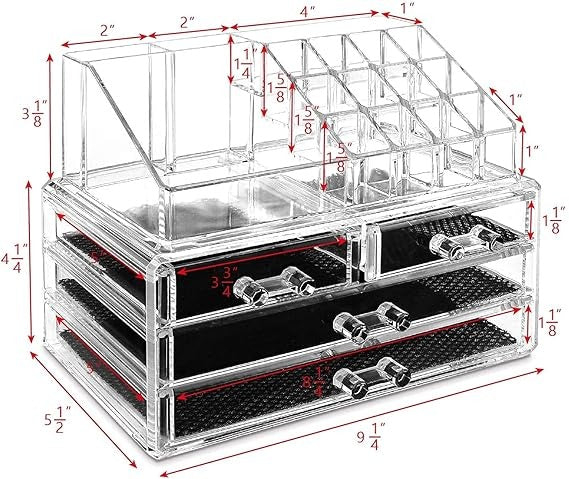 Acrylic Cosmetic Organizer With Drawer