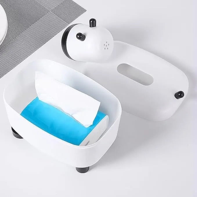 Cow Tissue Box with Toothpick Dispenser