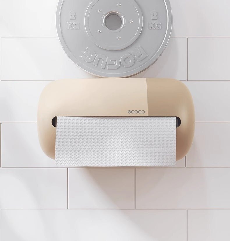 Ecoco Wall Mounted Tissue Box – Modern Kitchen Paper Holder - Saadiq.pk