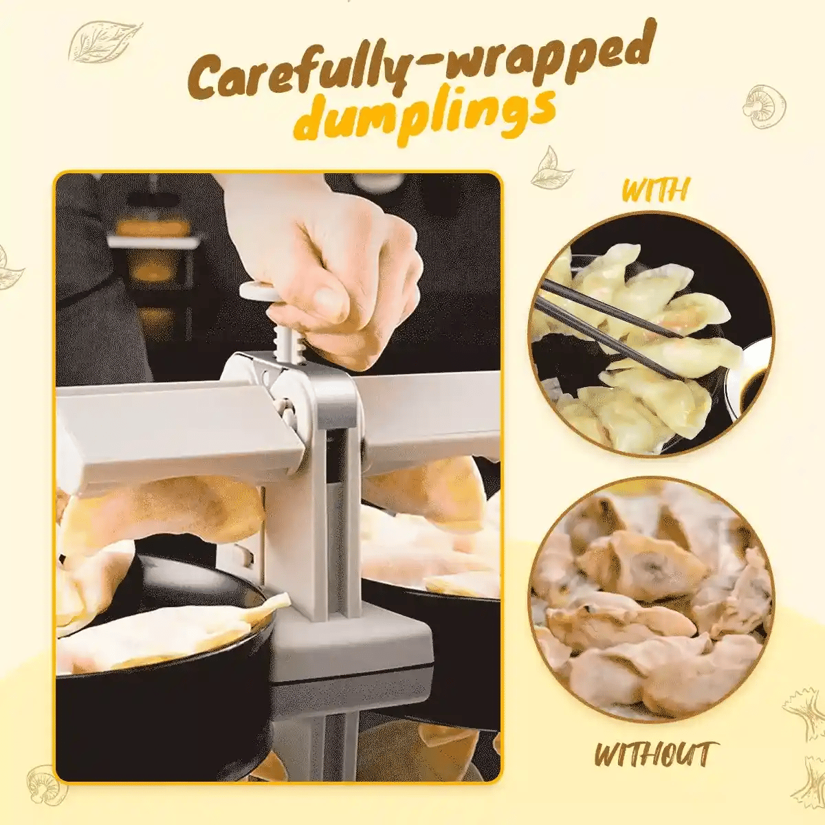 Double Head Dumpling Maker – Automatic Dumpling & Samosa Mold Press Tool