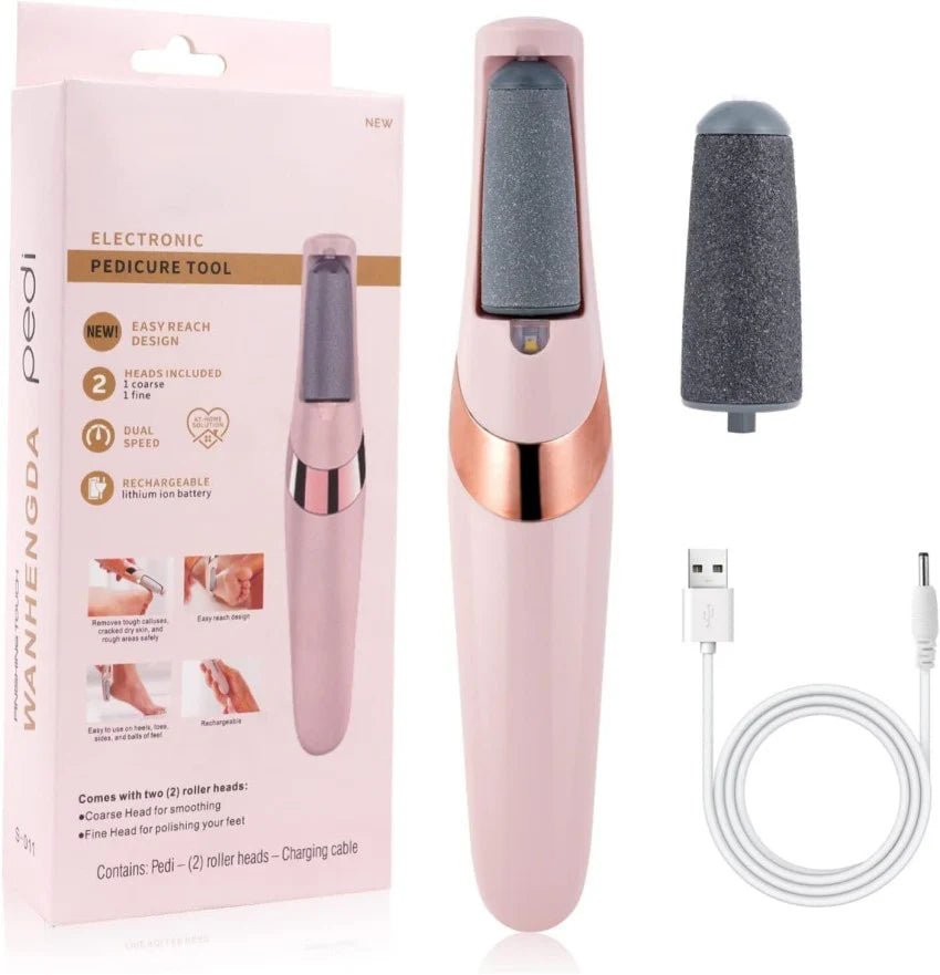 Flawless Finishing Touch Pedi Rechargeable Tool - Electric Foot Callus Remover - Saadiq.pk