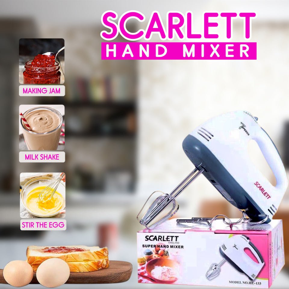 Handheld Electric Mixer β Egg, Cream & Dough Beater - Saadiq.pk
