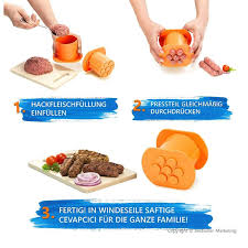 One Press Cevapcici Sausage Maker