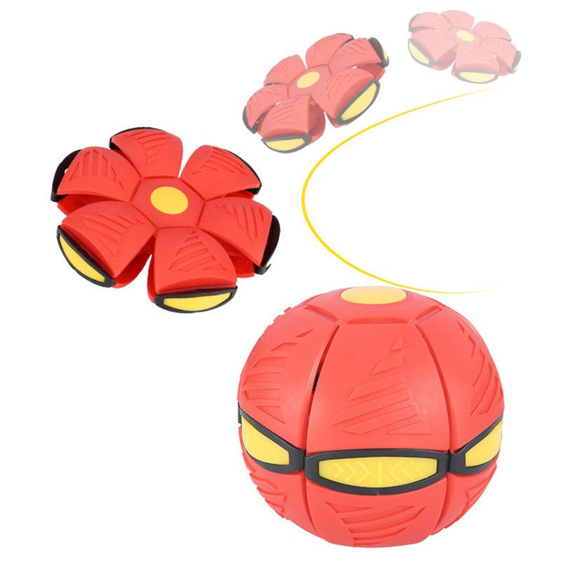 Kids Foldable Lightening Football – Glow - in - the - Dark Fun Toy - Saadiq.pk