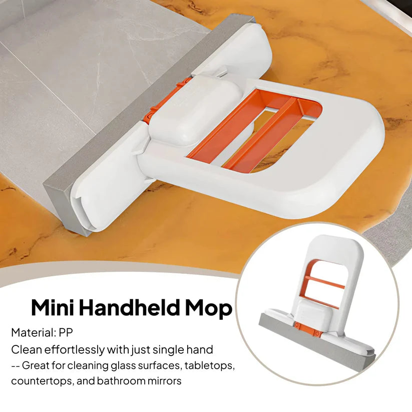 Portable Hands-Free Mini Floor Mop for Easy Cleaning