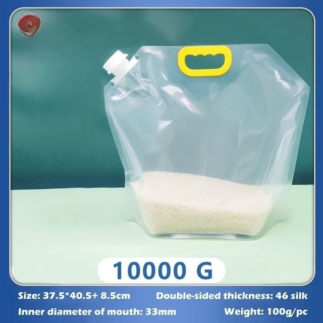 Moisture - Proof Sealed Transparent Food Grade Pouch - Saadiq.pk