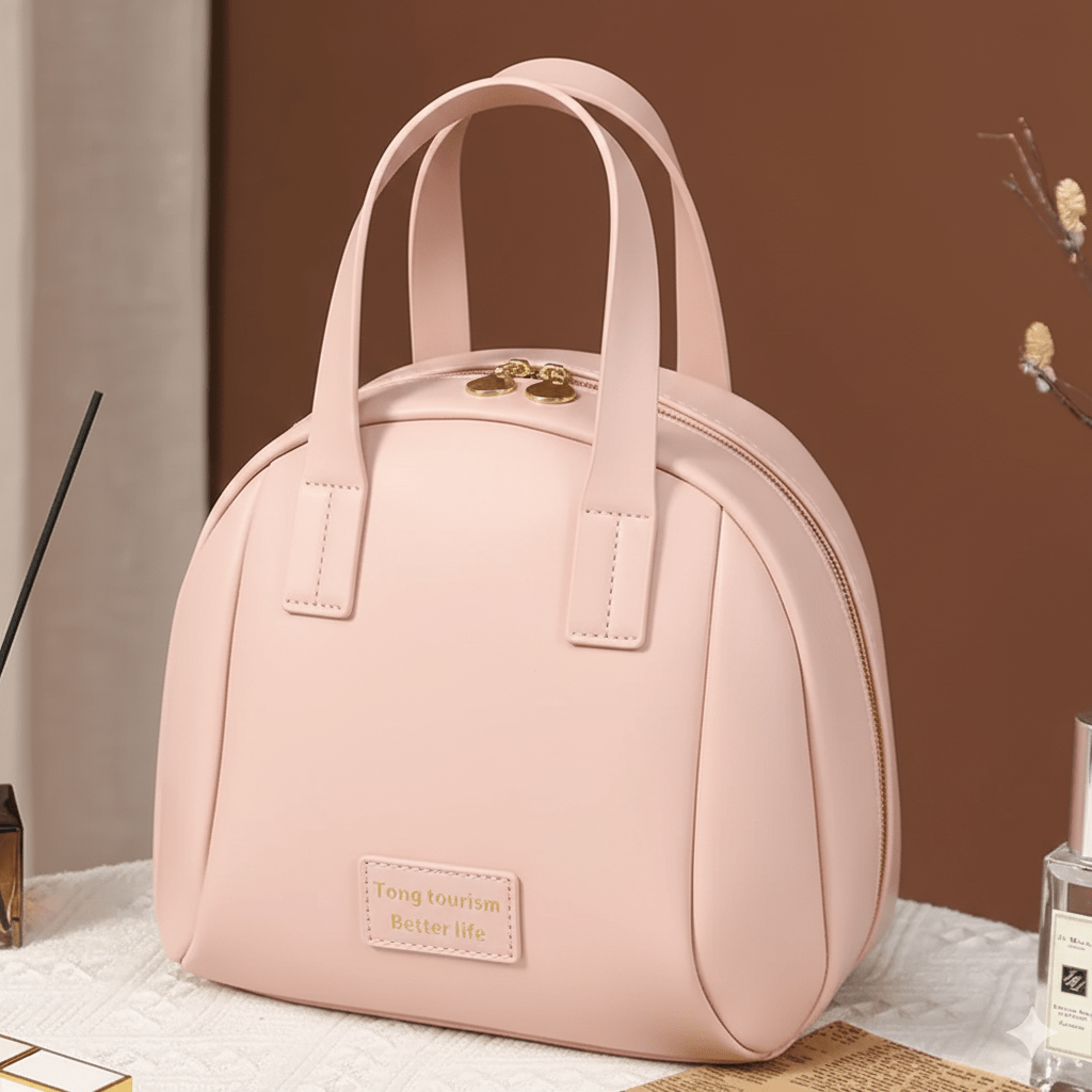 Portable Cosmetic Handbag | Shell‑Design Makeup Storage Pouch - Saadiq.pk