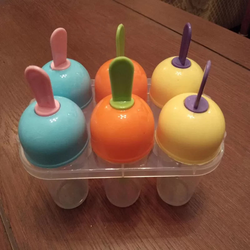 Popsicle / Ice Cream Molds (6 Pcs)