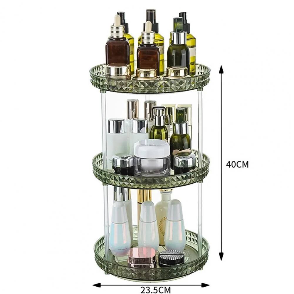 Rotating Diamond Cut 3 layer Rotating Organizer - Saadiq.pk
