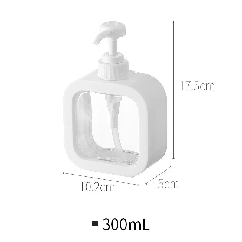 Refillable Soap & Lotion Dispenser – Shampoo & Hand Wash Bottle 300ml / 500ml