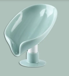 Soap Holder with Drain – Leaf Shape Bathroom & Kitchen Soap Dish