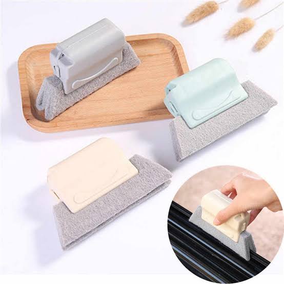 Window Gap Cleaning Brush (Pack of 2) – Easy Track & Corner Cleaner - Saadiq.pk