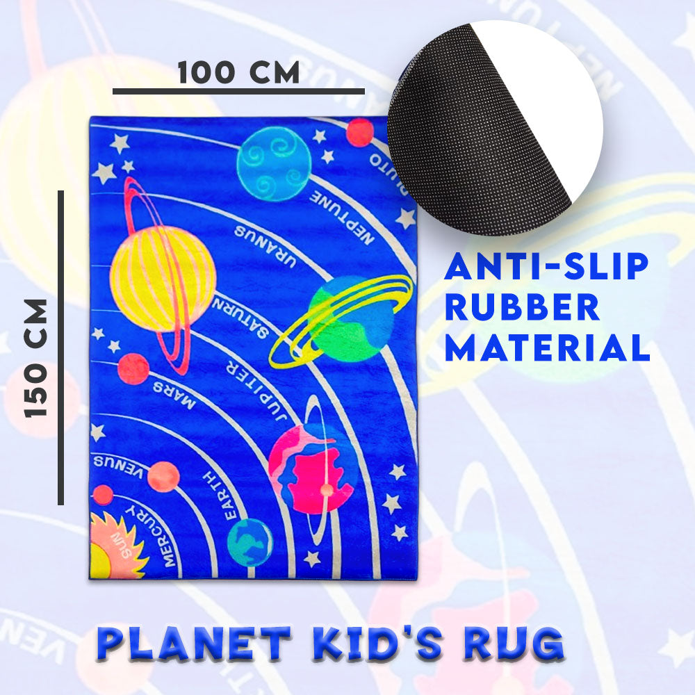 System Educational Rug for Kids – Shapes, Numbers & Letters Play Mat