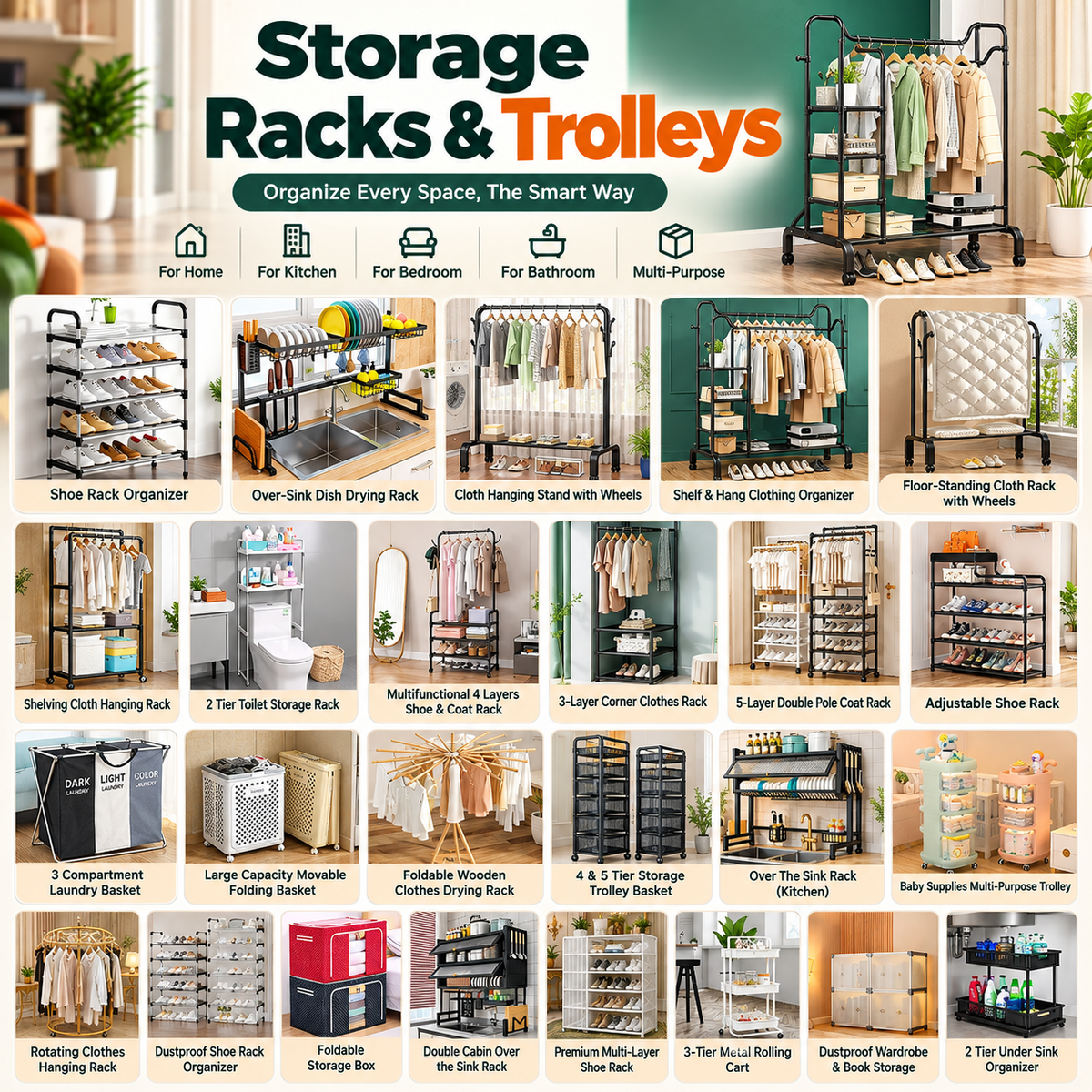 Storage Racks & Trolleys