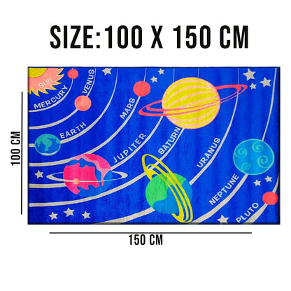 System Educational Rug for Kids – Shapes, Numbers & Letters Play Mat