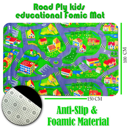 Large Foldable City Play Rug – Kids Imaginative Play Mat
