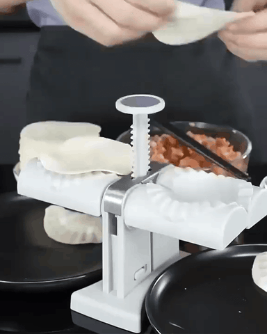 Double Head Dumpling Maker – Automatic Dumpling & Samosa Mold Press Tool