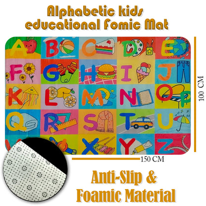 Super Soft Educational ABC Alphabet Rug – Kids Learning & Play Mat