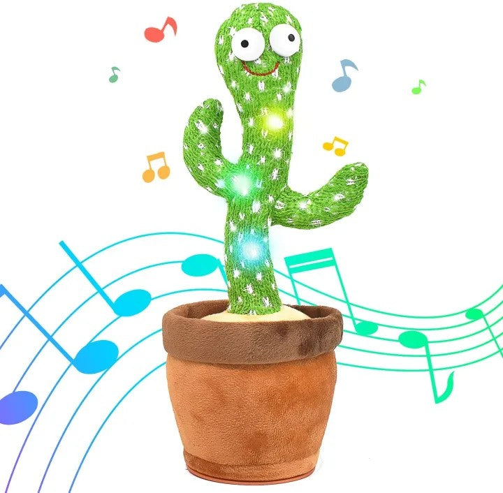 Dancing Cactus Toys, Talking Dancing Cactus Plush Toy Electronic Shake Toys,