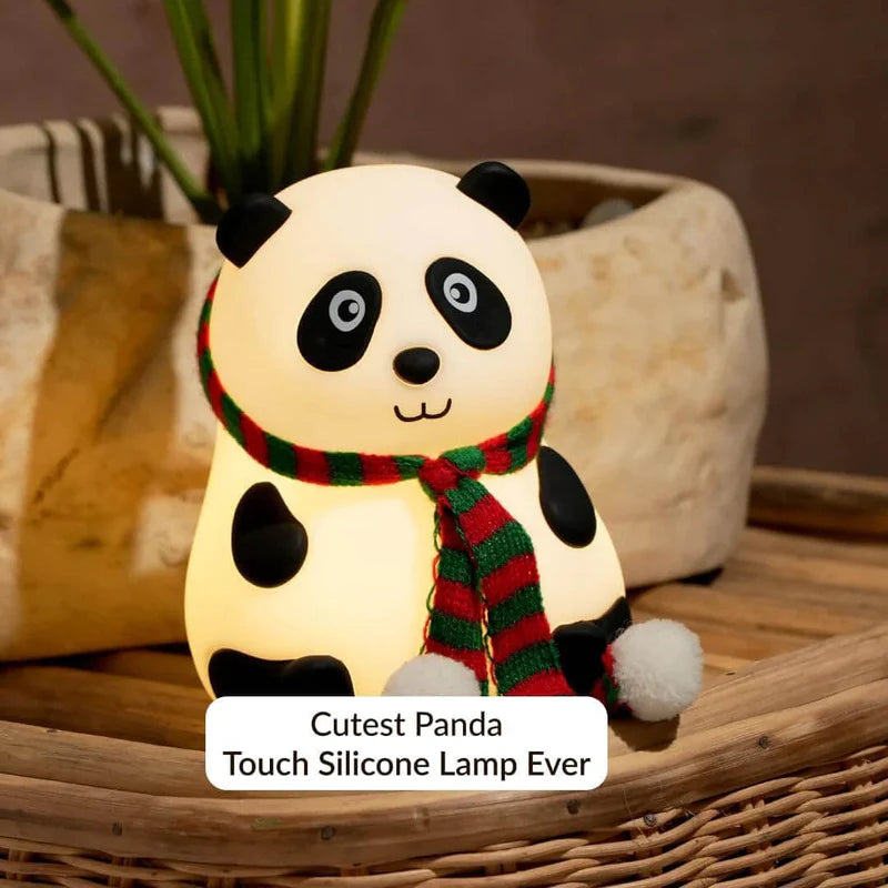 Cute Panda Night Lamp | Adorable LED Bedside Lamp for Kids & Girls