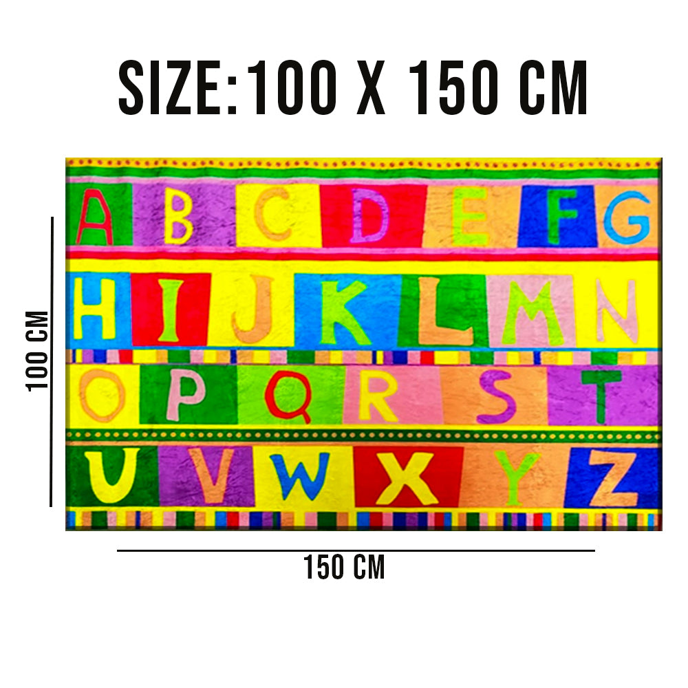 Playtime Area Rugs for Kid, Soft and Cozy Carpet Non-Slip Carpets (100 X 150 CM)