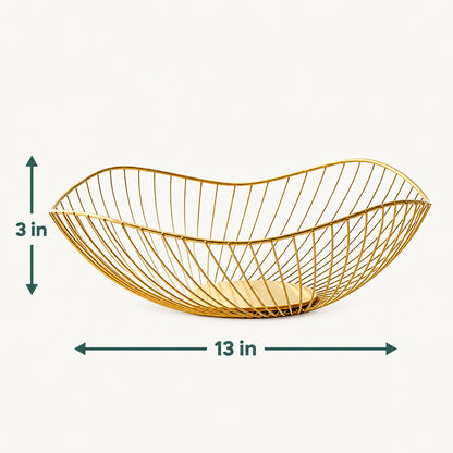Gold Wave Storage Tray