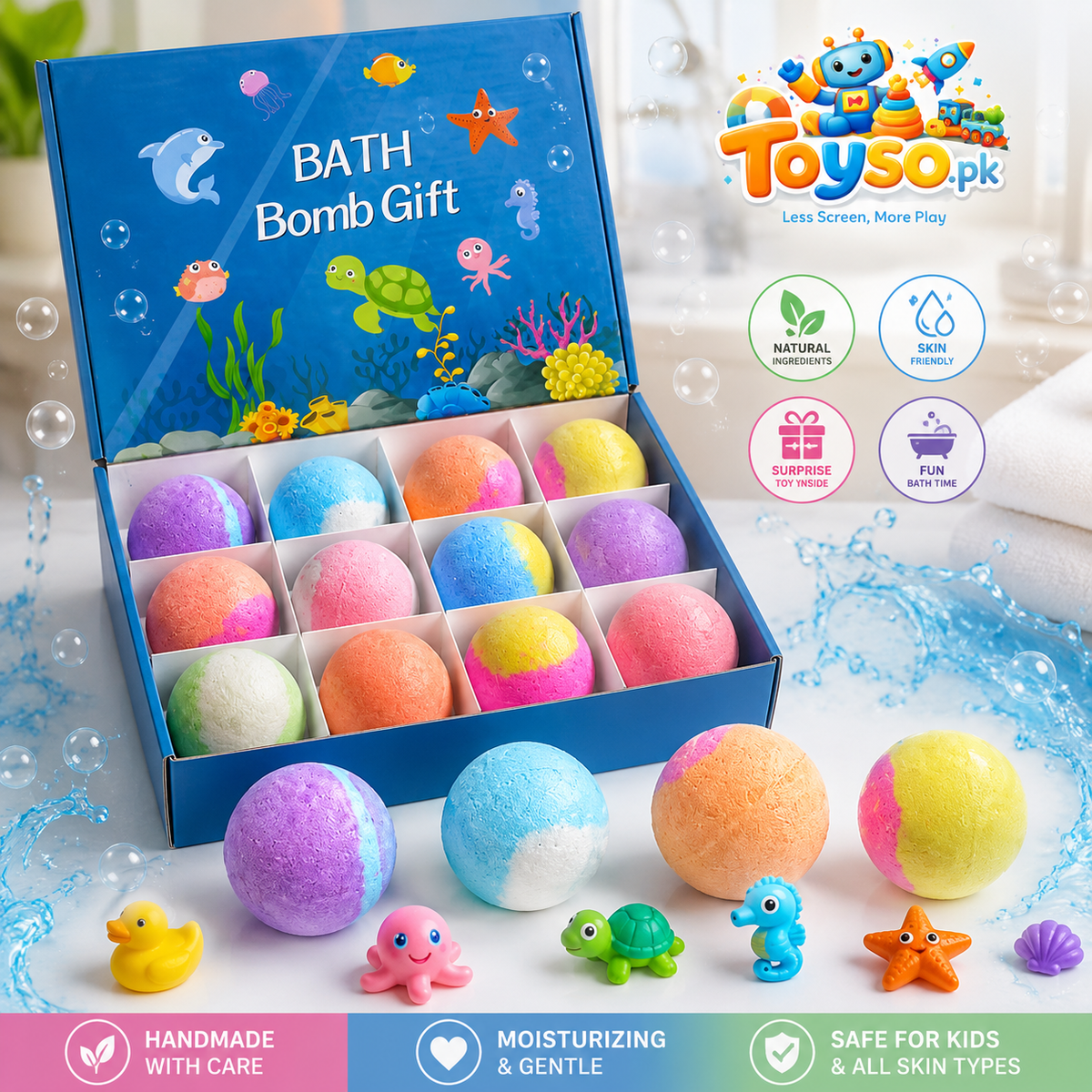 Kids Surprise Bath Bombs - 15 Pack