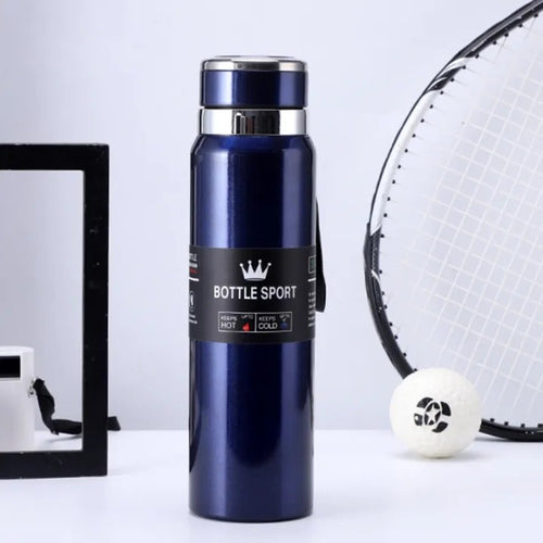 Stainless Steel Water Travel Bottle – 1000ml Leak-Proof Vacuum Flask