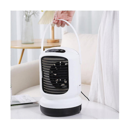 USB air cooler fan with water mist - Saadiq.pk