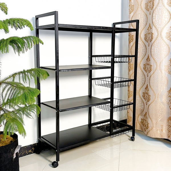 Multifunctional Storage Rack with Wheels