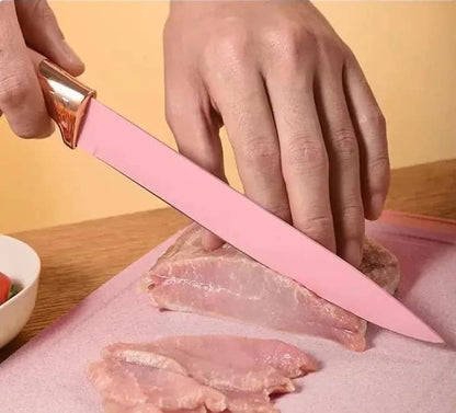 19 Pcs Kitchen Utensils With Knife Set