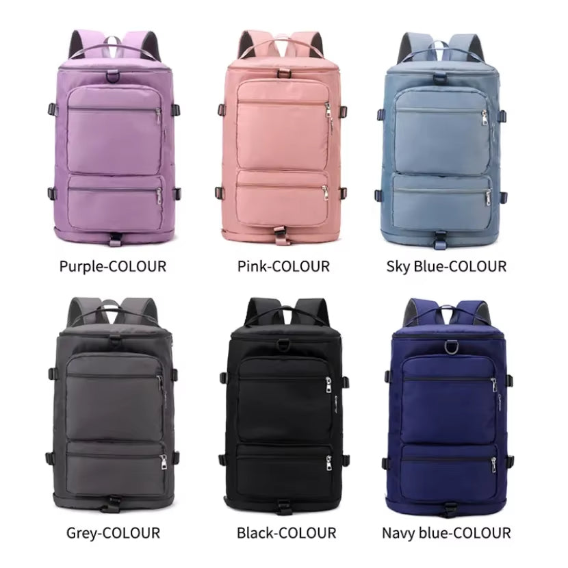 Backpack Travel Bag Fitness Handbag Luggage Waterproof Large Capacity