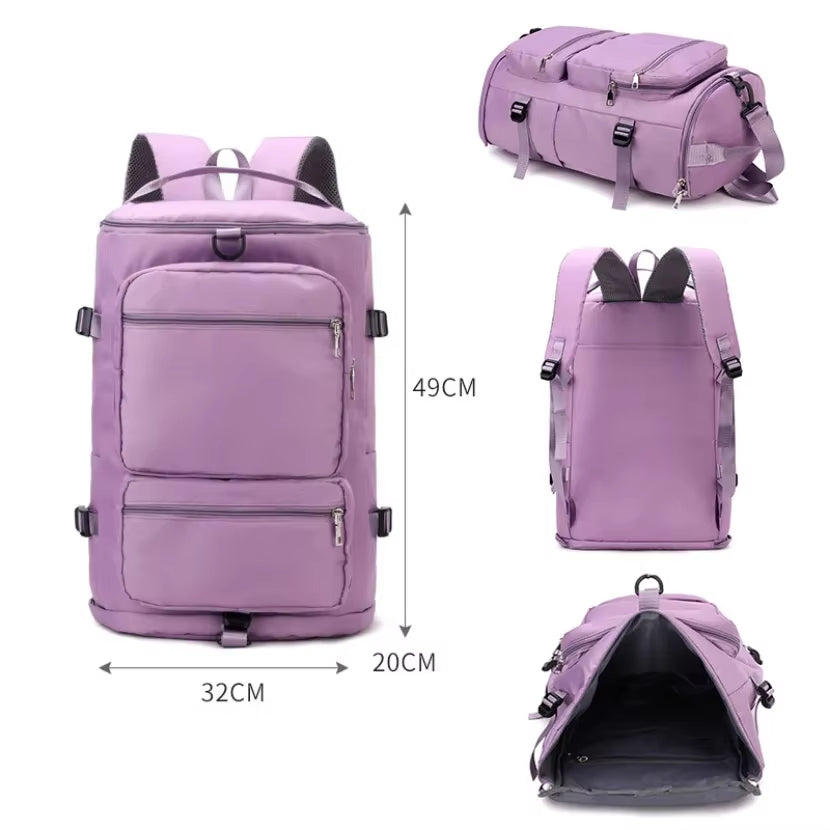 Backpack Travel Bag Fitness Handbag Luggage Waterproof Large Capacity