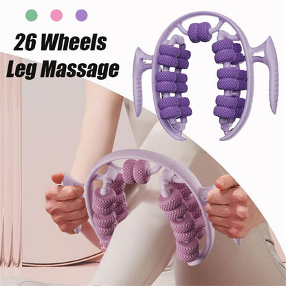26 Roller Round Leg Massager Ring Clip Style