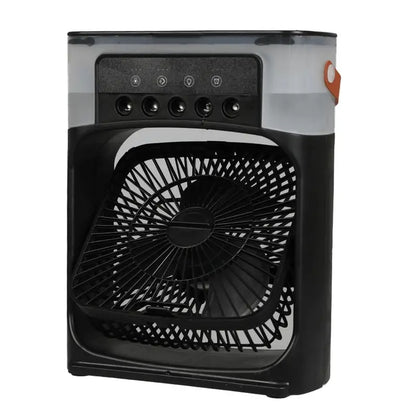 Portable Air Cooler Desk Fan with Water Spray – USB Mini Air Conditioner