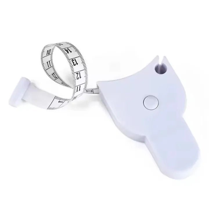 150cm / 60 Inch Self‑Lock Body Measuring Tape – Retractable Tailor & Fitness Measurement Tool - Saadiq.pk