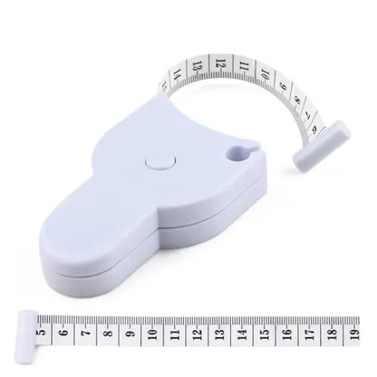 150cm / 60 Inch Self‑Lock Body Measuring Tape – Retractable Tailor & Fitness Measurement Tool - Saadiq.pk