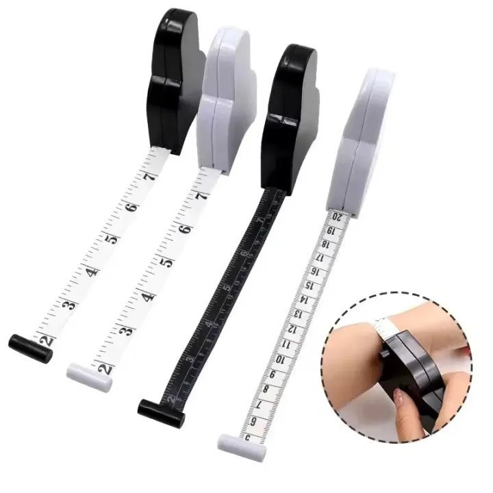 150cm / 60 Inch Self‑Lock Body Measuring Tape – Retractable Tailor & Fitness Measurement Tool - Saadiq.pk