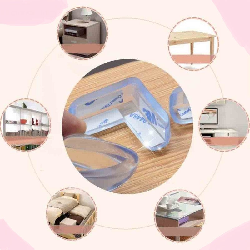 Silicone Table Corner Protector Covers (Pack of 4)