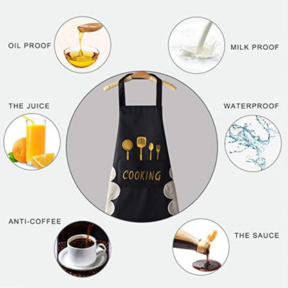 Oil-proof cooking apron for home - Saadiq.pk Pakistan