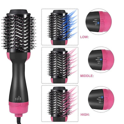 One Step Hot Air Brush – Hair Dryer & Curler Tool