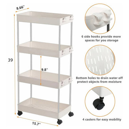 Multi-tier organizer cart with wheels - buy in Pakistan