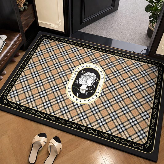 2PC Anti‑Slip Flower Design Bathroom Mat – Fast‑Drying, Water‑Absorbent Floor Mat